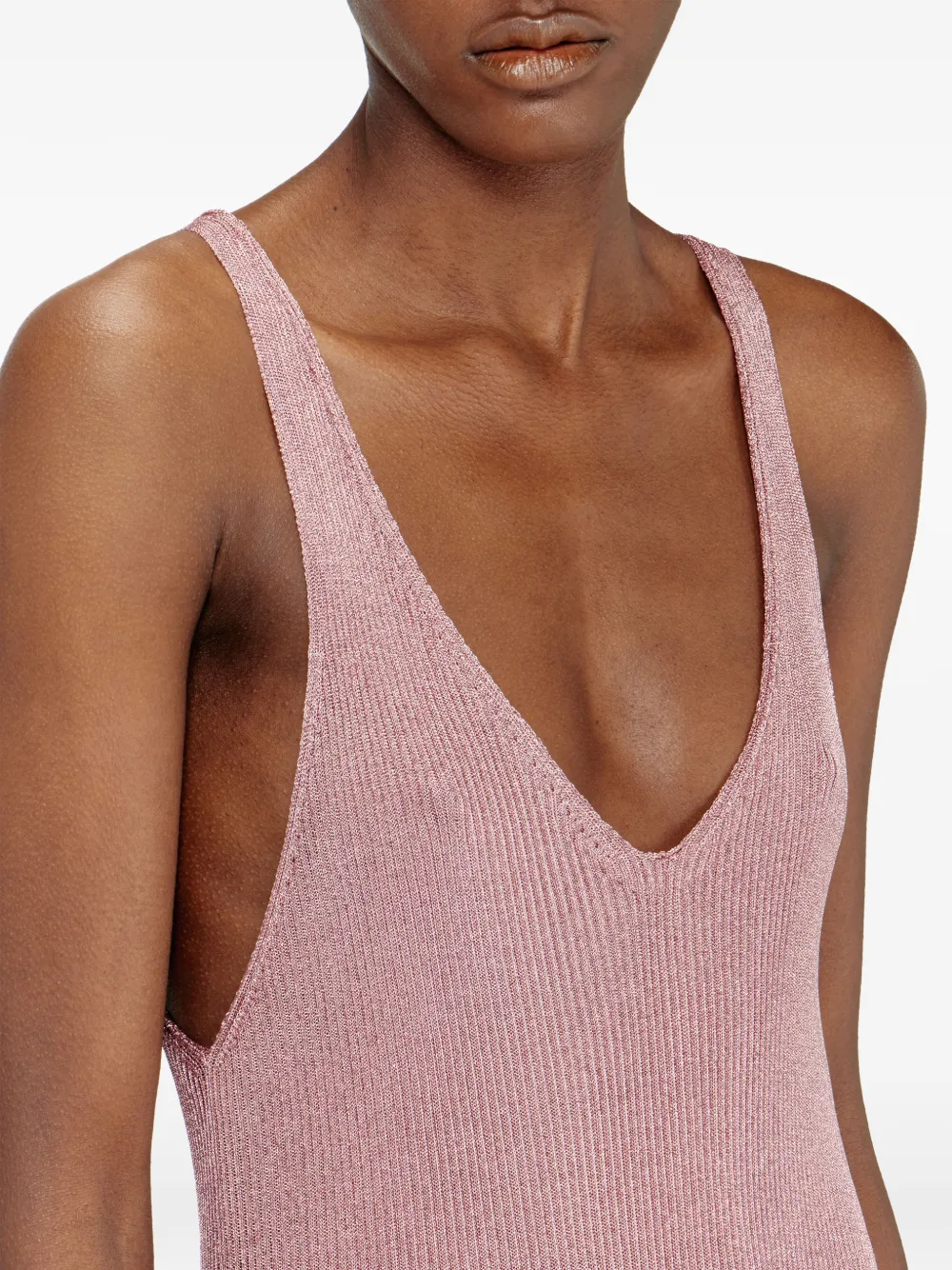 Diesel Mouwloze midi-jurk Roze