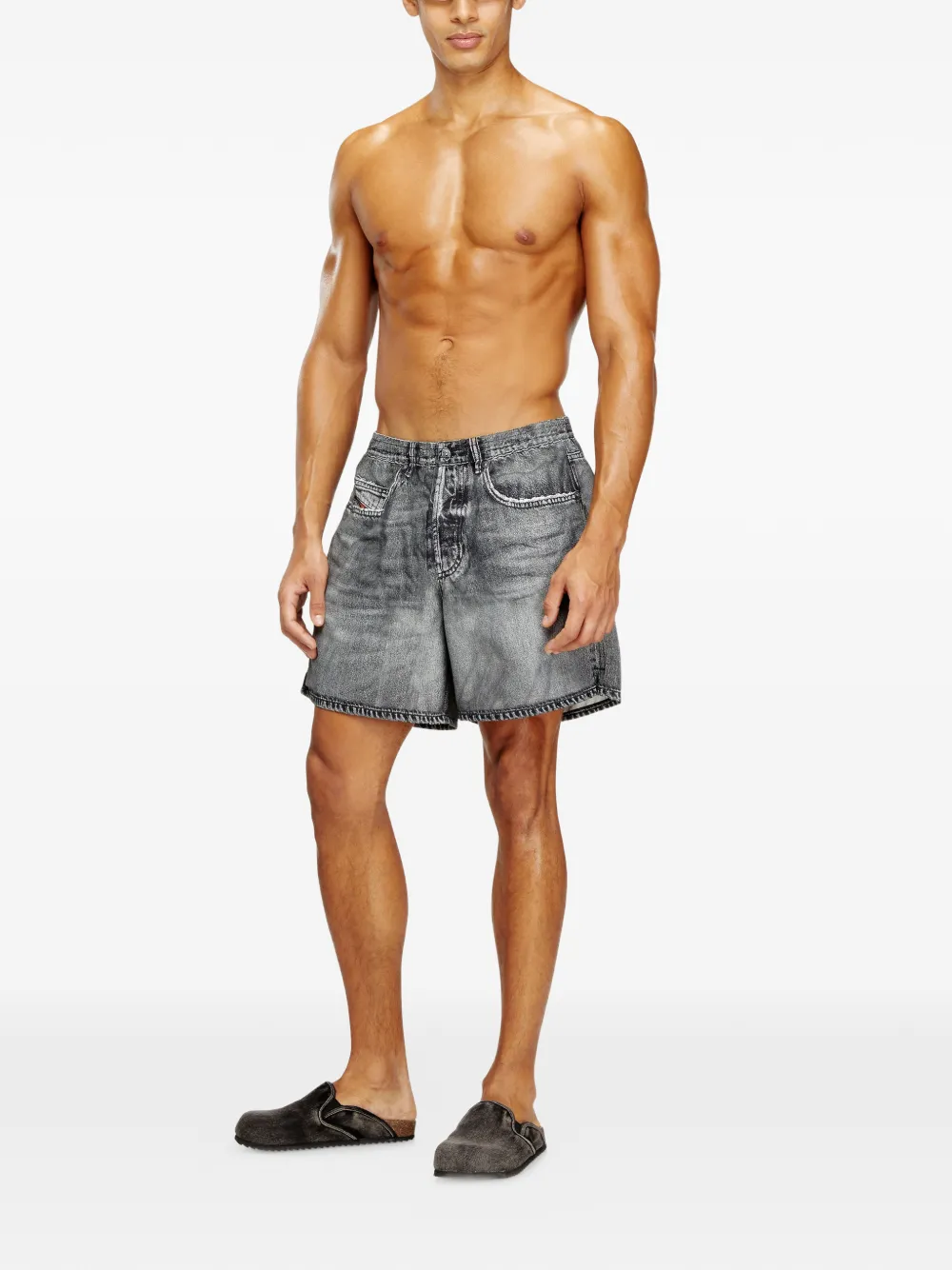 Diesel Shorts met zak Grijs