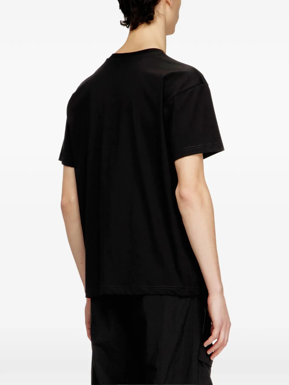 Diesel T-Norm T-shirt met ronde hals Zwart
