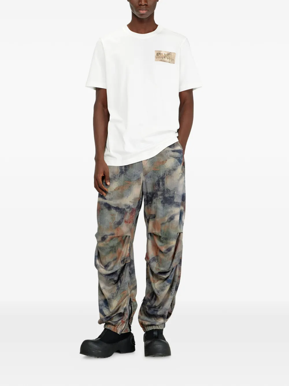 Diesel T-Adjust logo-print T-shirt | T-Shirts