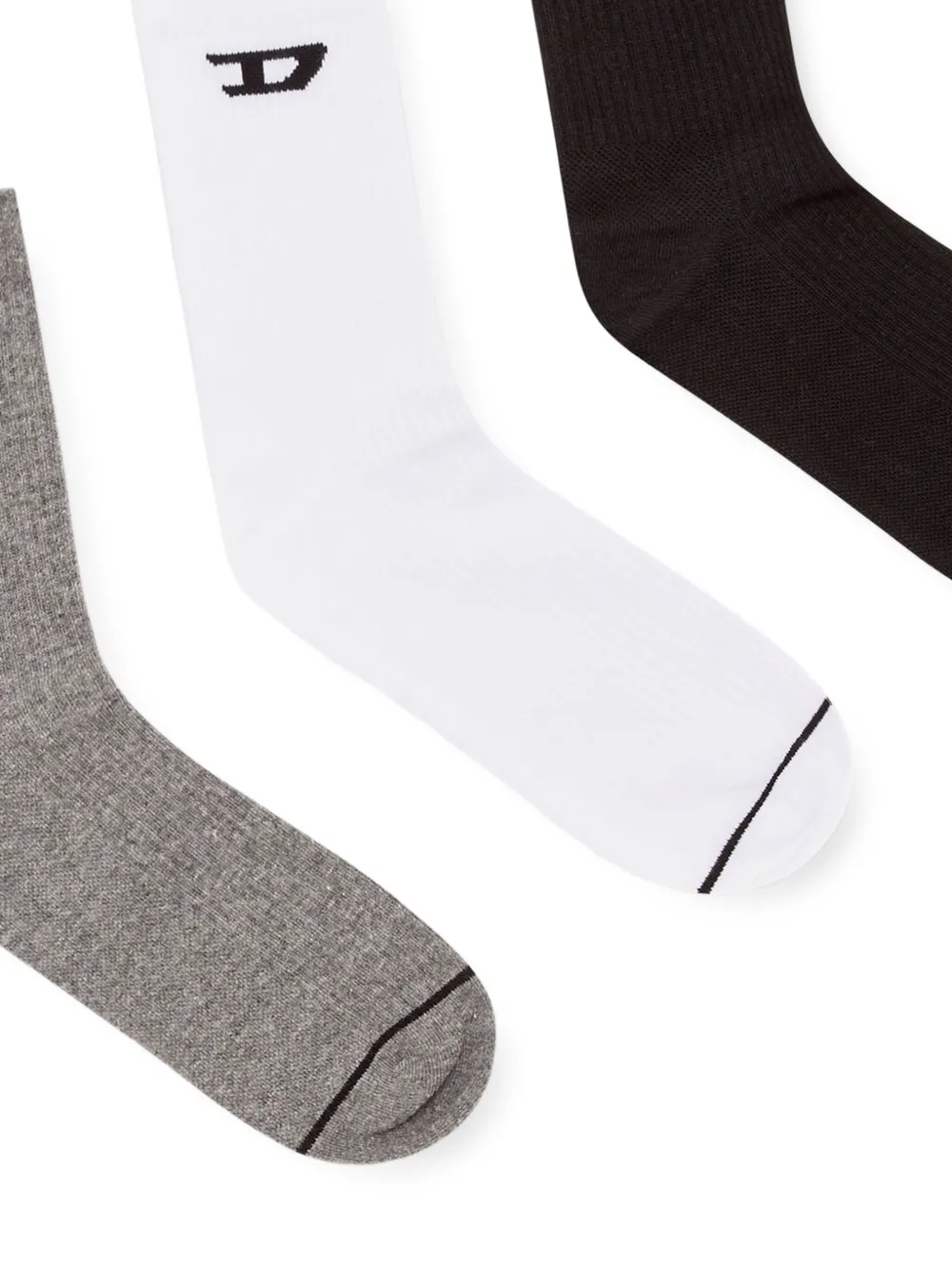 Diesel calcetines de canalé con logo | Image 2
