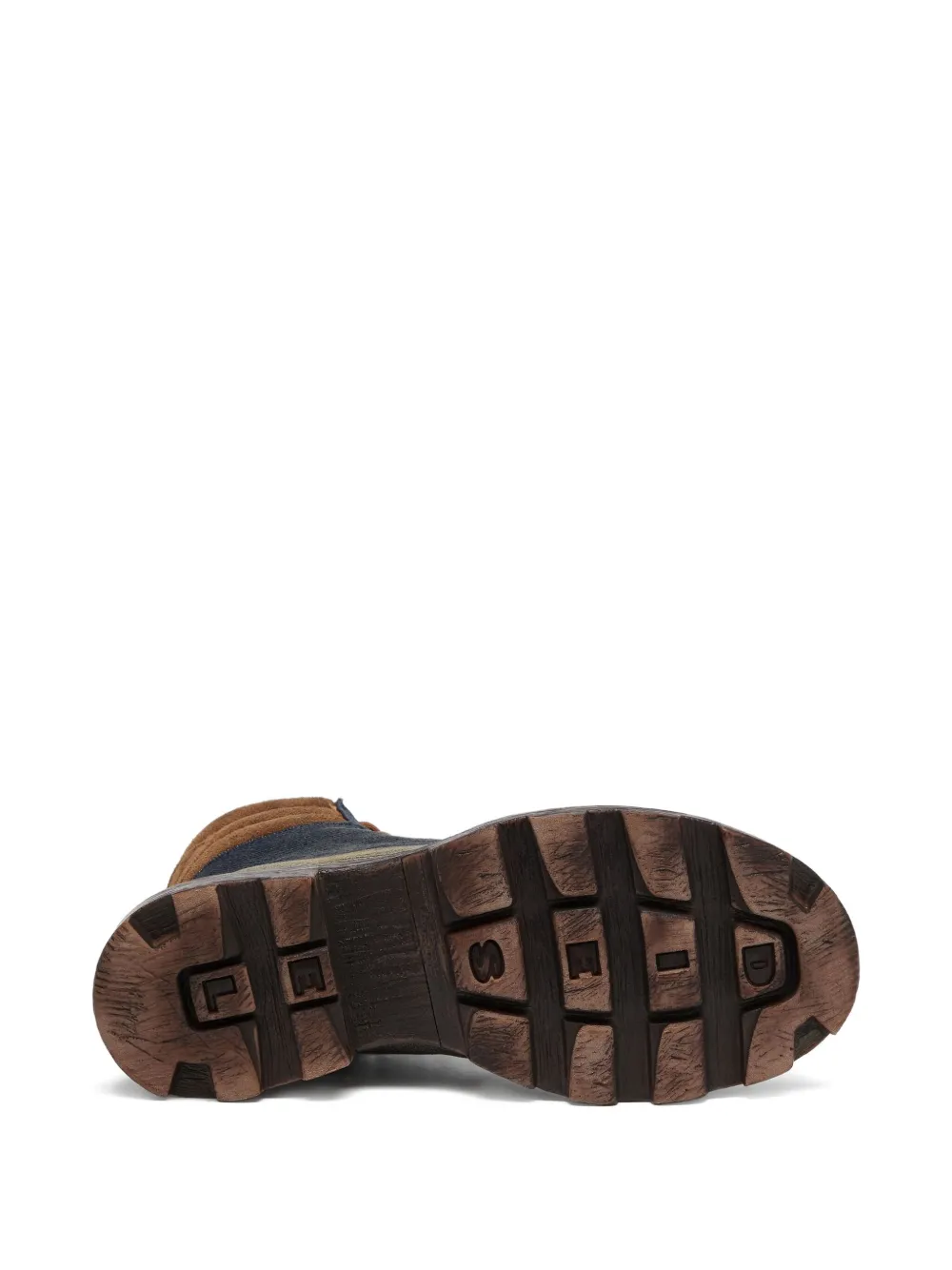 Diesel D-Hammer veterlaarzen met gewatteerde kraag Blauw