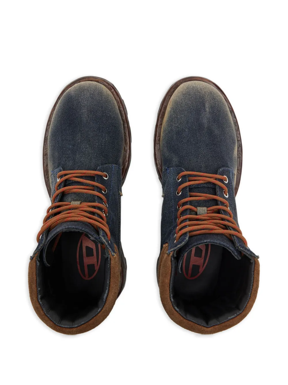 Diesel Botas D-hammer Con Cordones - Azul 