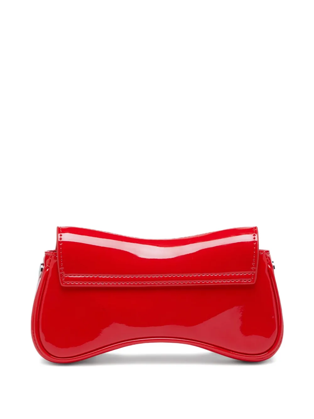 Diesel Play-small Crossbody Bag In Glossy Pu In Red
