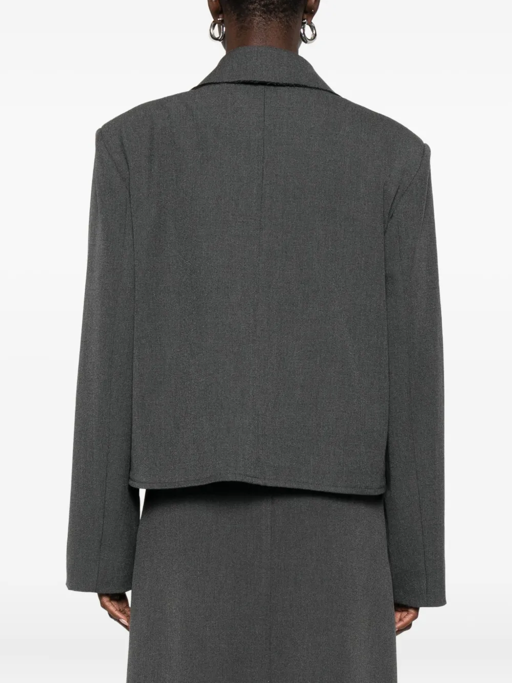 Eleh Blazer met dubbele rij knopen Grijs