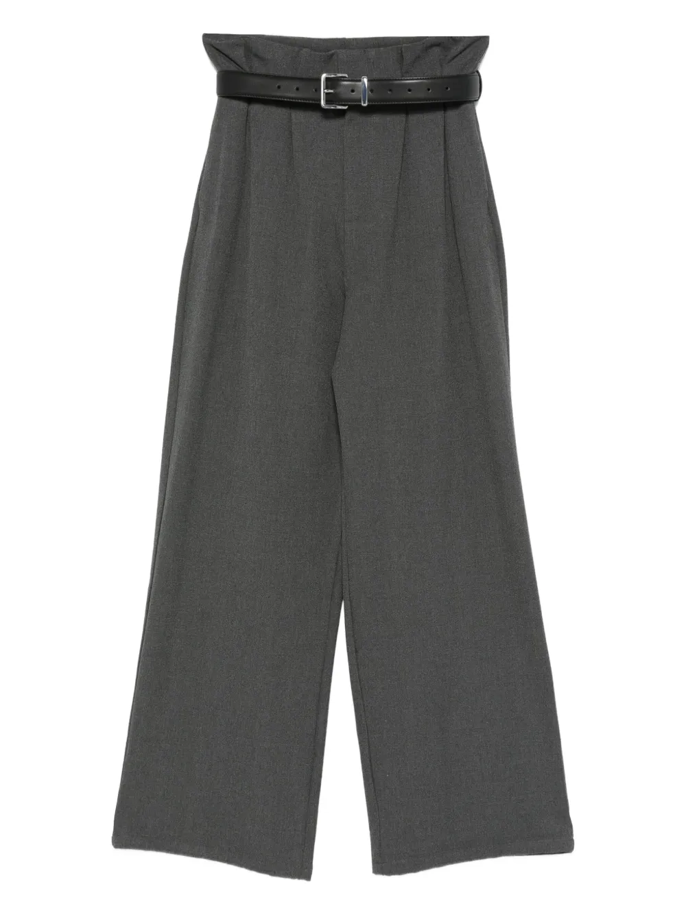 Eleh belted-waist trousers | Grey | Image 1