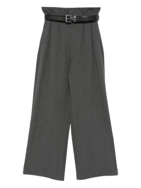 Eleh belted-waist trousers