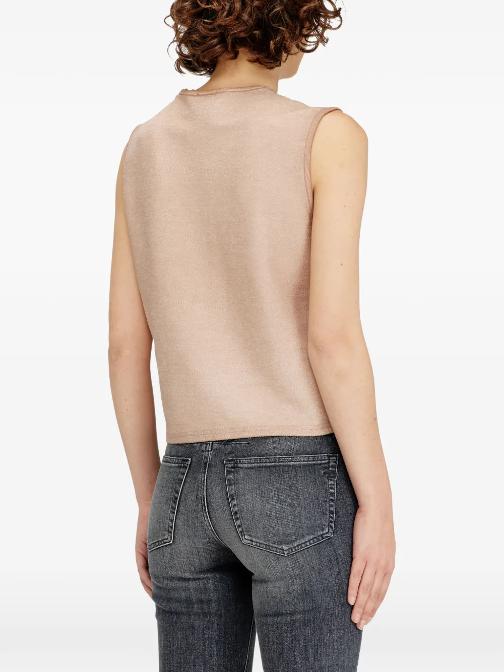 T-Yasi-S1 distressed sleeveless top