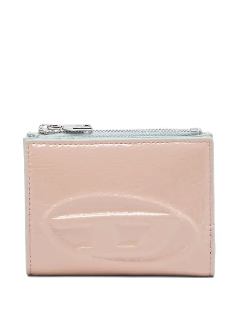 Diesel embossed-logo zip-fastening wallet
