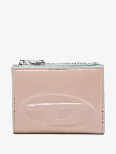 Diesel embossed-logo zip-fastening wallet
