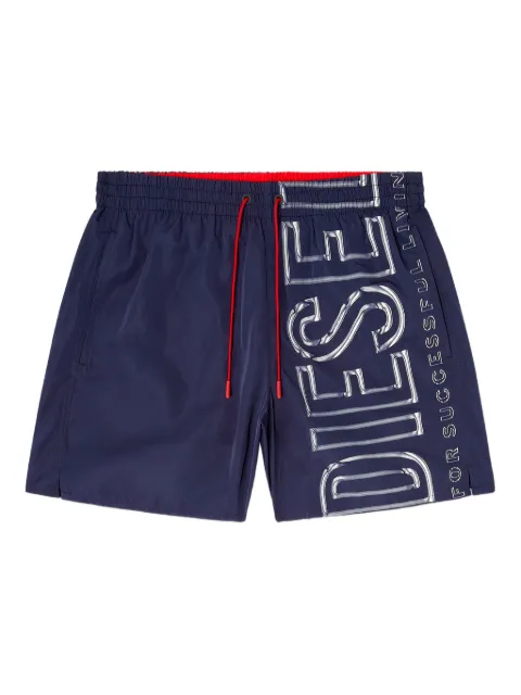 Diesel Soccer-41-D-Core drawstring swim shorts