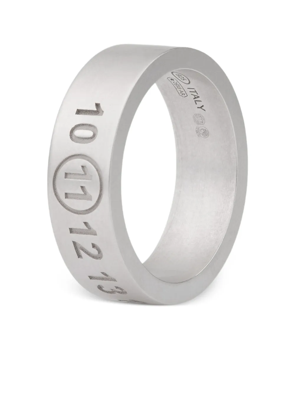 Maison Margiela number reference ring - Argento