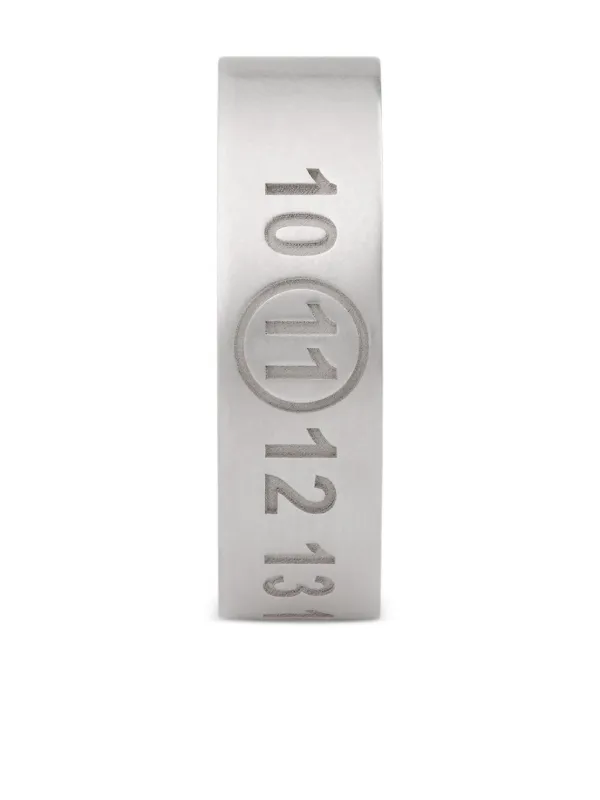 Maison Margiela Numerical Ring | Silver | FARFETCH