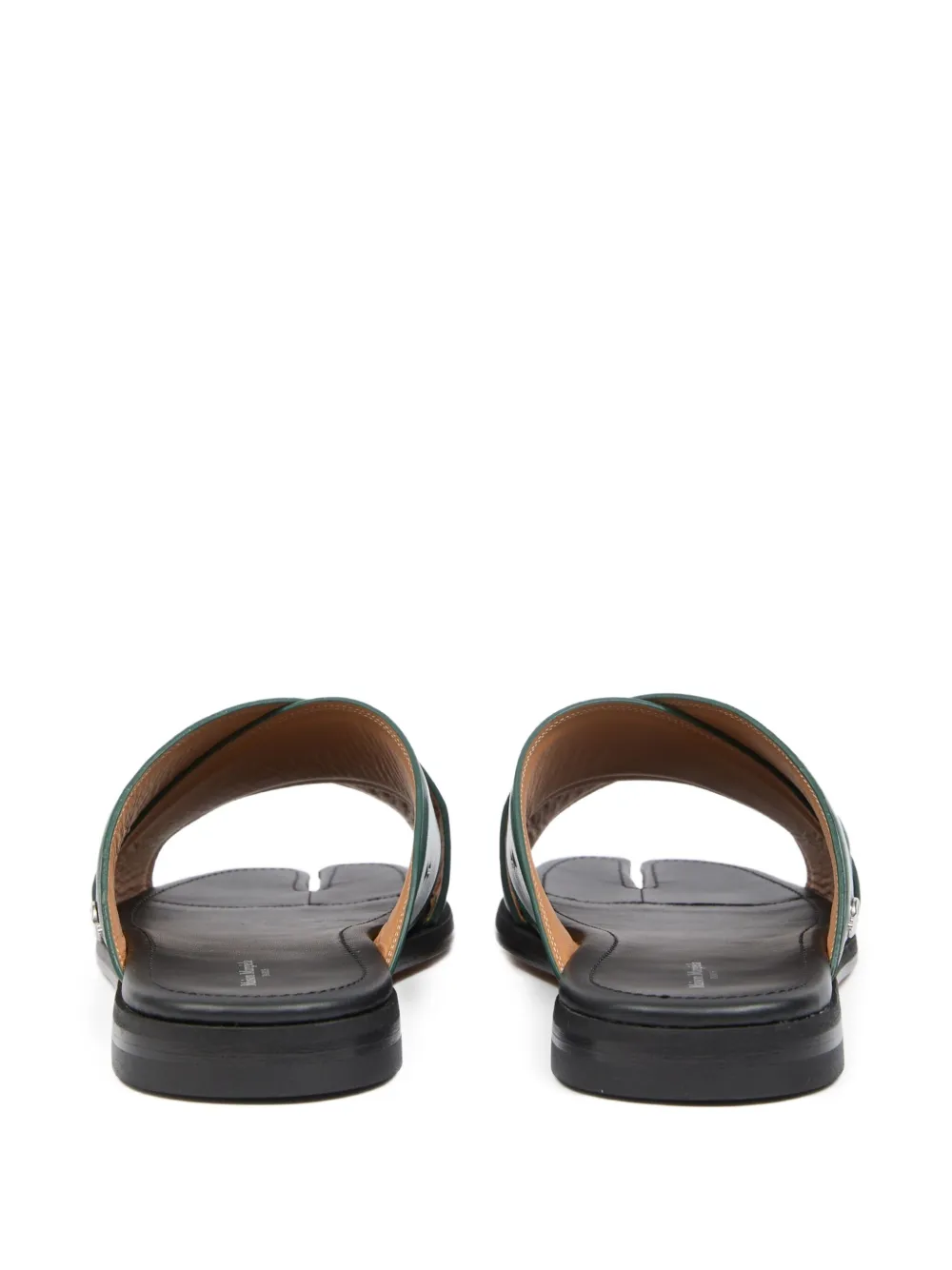 Maison Margiela Tabi sandalen met gekruiste bandjes Groen