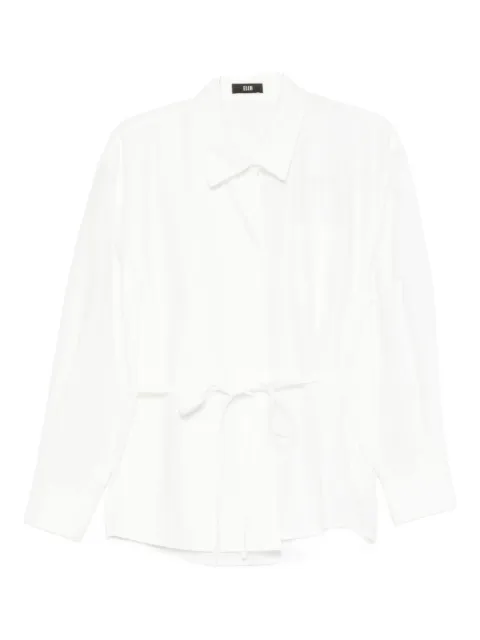 Eleh tie-waist shirt
