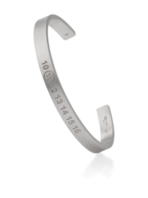 Maison Margiela number reference cuff bracelet