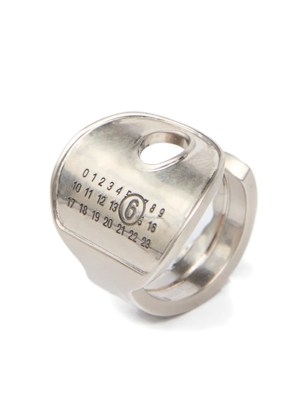 MM6 Maison Margiela Minimal イヤーカフ - シルバートーン MM6 Maison Margiela Minimal イヤーカフ - シルバートーン