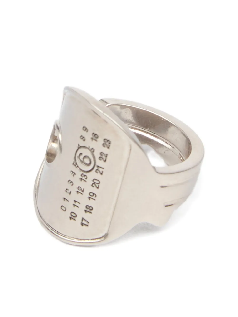 Mm6 Maison Margiela Minimal Earcuff In Silver