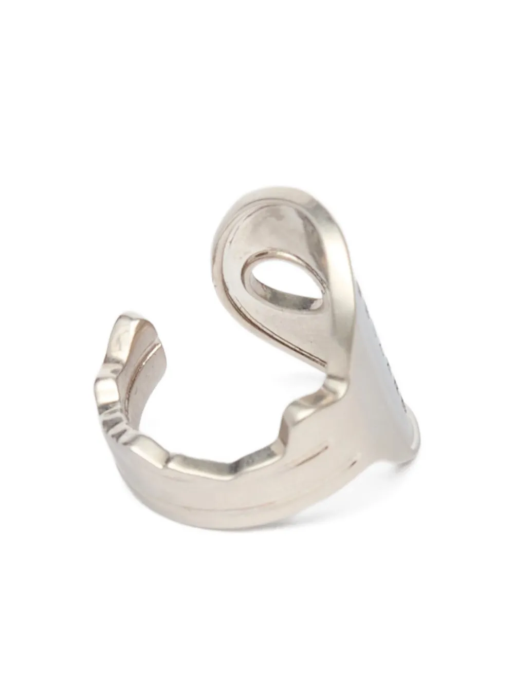Mm6 Maison Margiela Minimal Earcuff In Silver