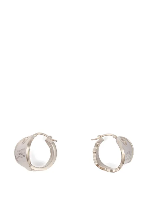 MM6 Maison Margiela numeric-engraved hoop earrings