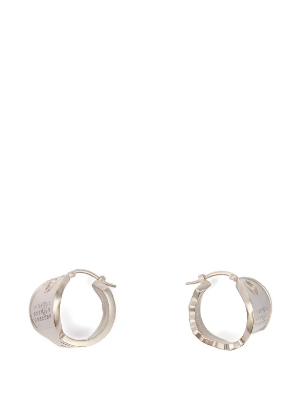 MM6 Maison Margiela Key Earrings in Silver
