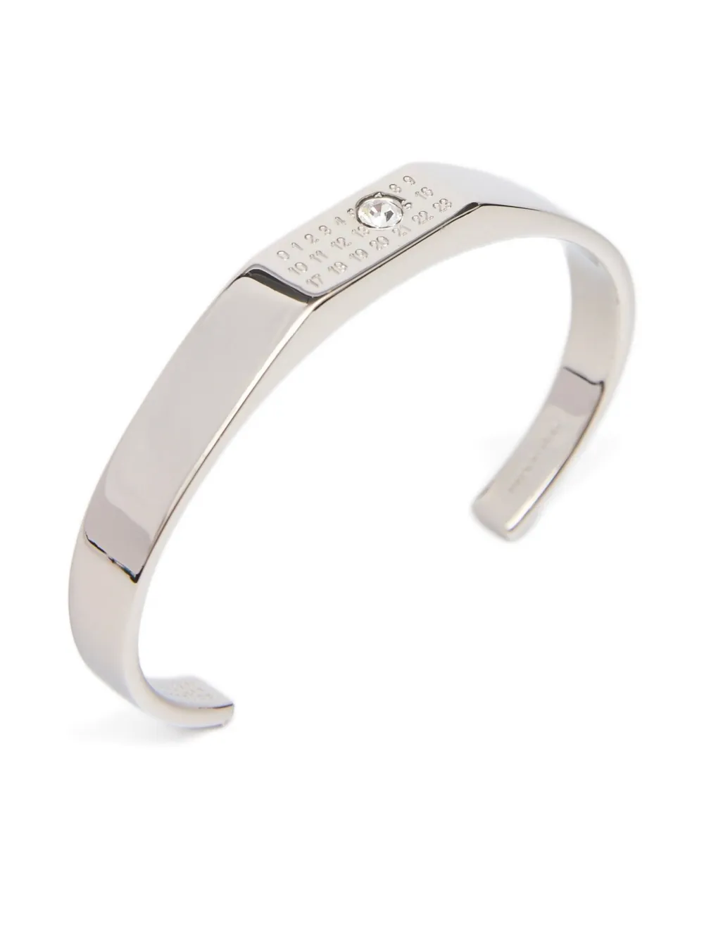  Mm6 Maison Margiela Chevalier Crystal Bracelet - Silver 