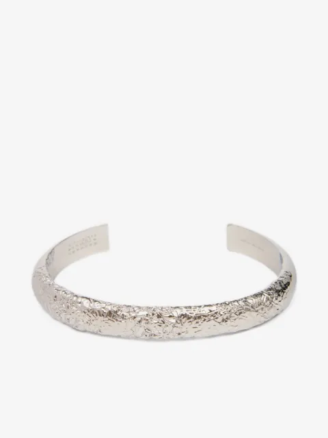 MM6 Maison Margiela textured-finish bracelet