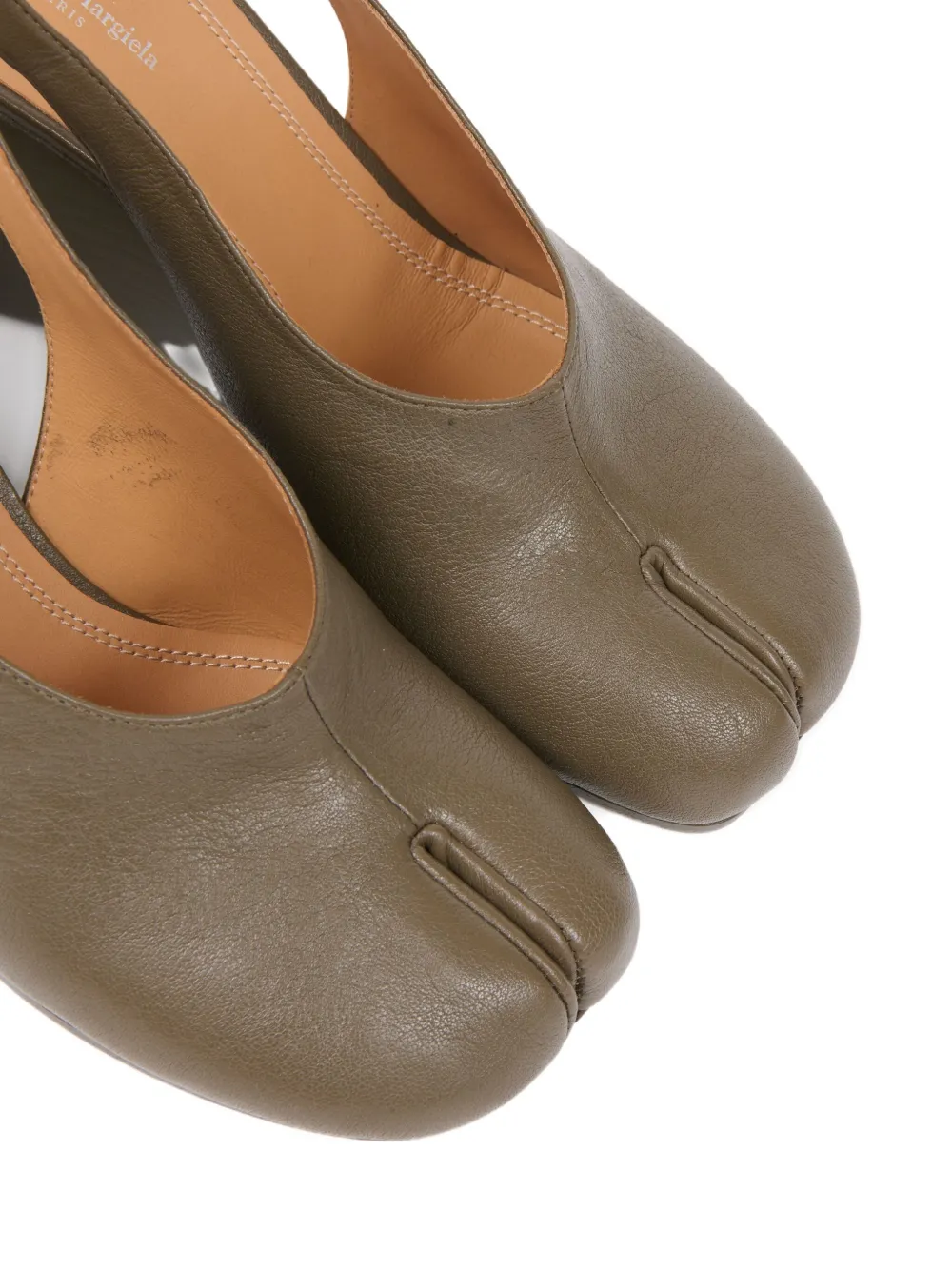 Maison Margiela Leren pumps Groen