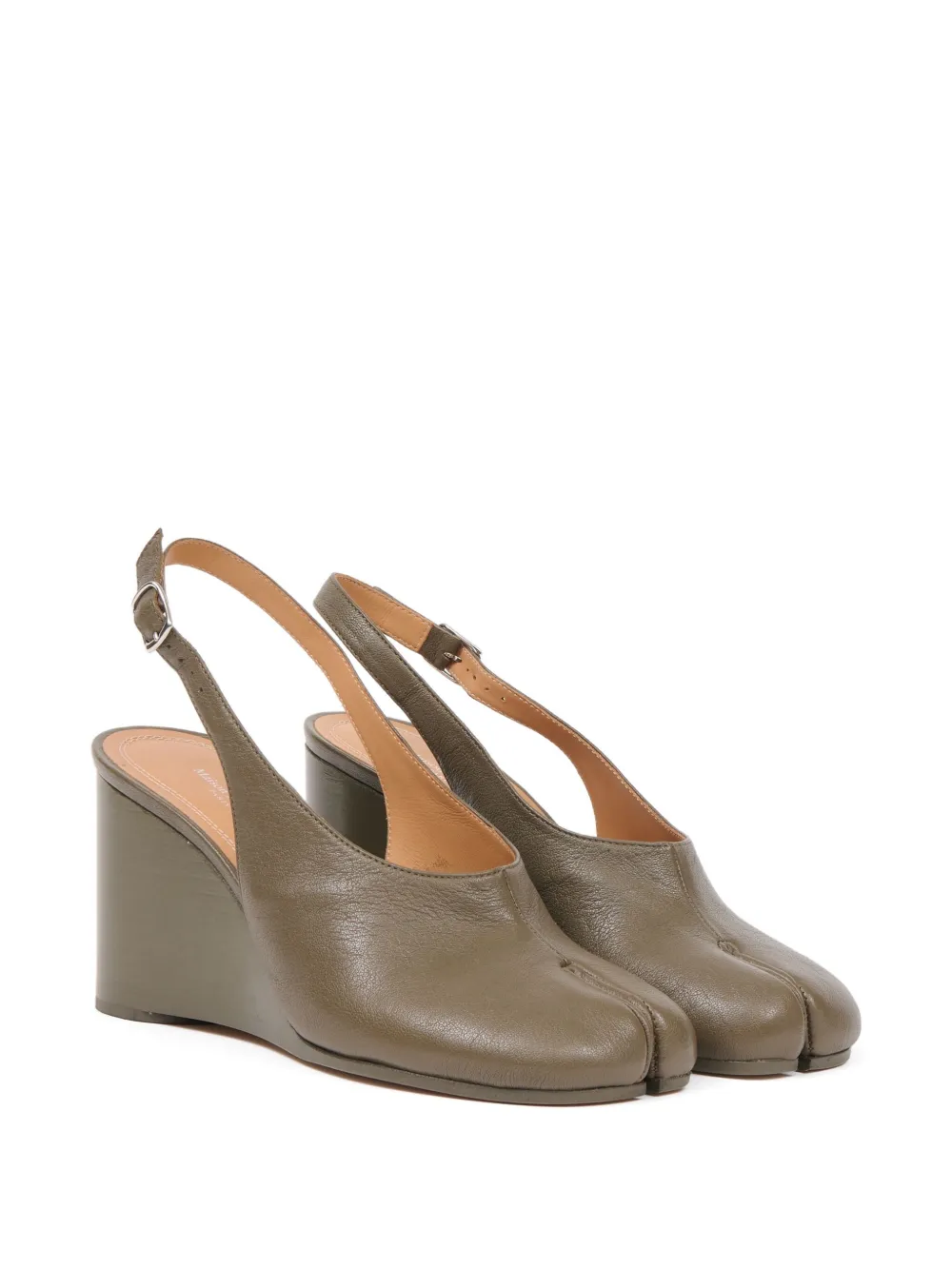 Maison Margiela Leren pumps Groen