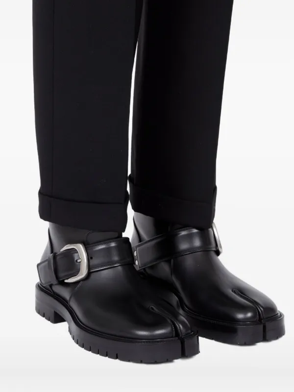 Maison Margiela Tabi buckle-ankle Coutry Boots | Black | FARFETCH