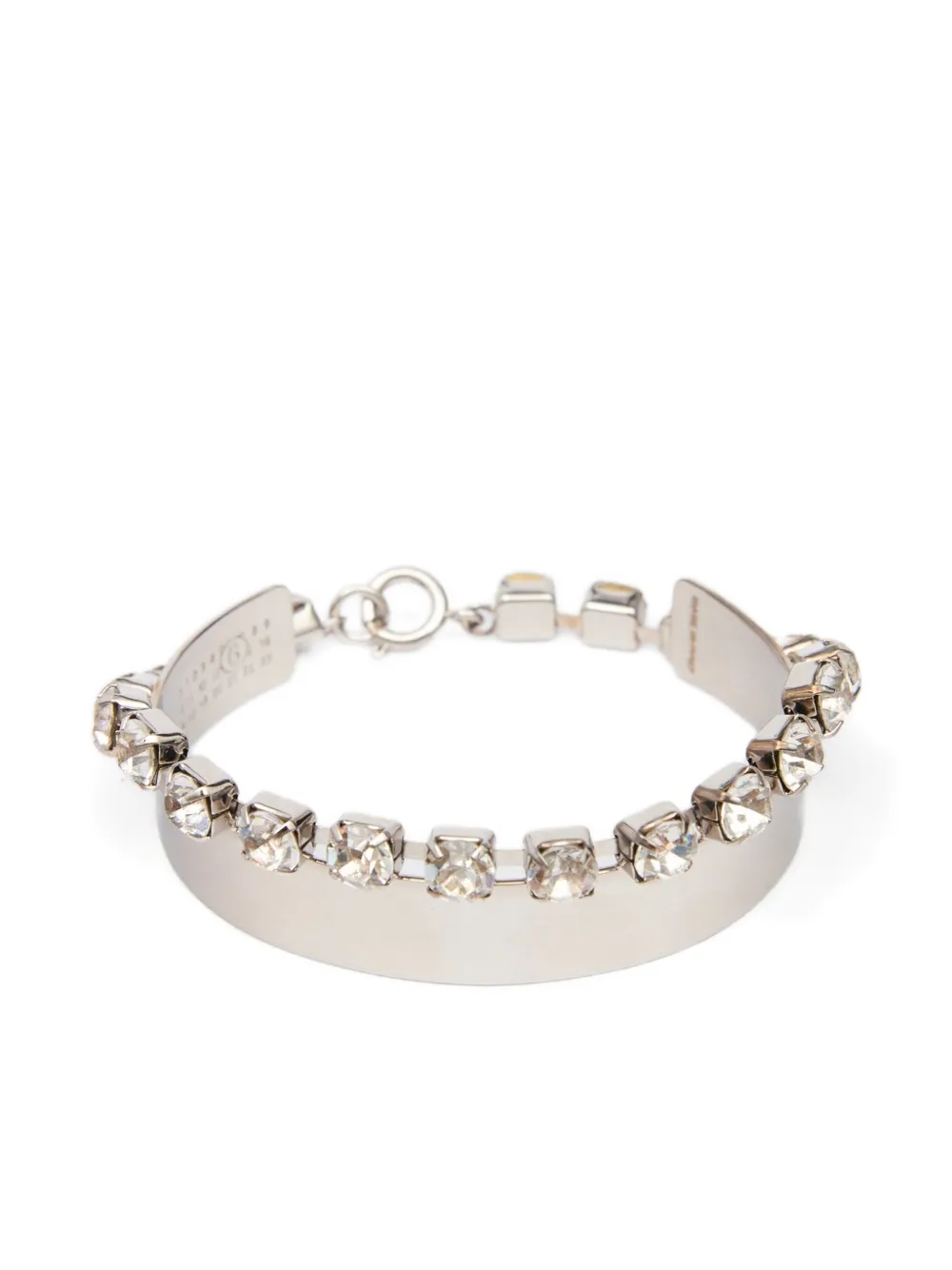 MM6 Maison Margiela Bracciale effetto lucido - Argento