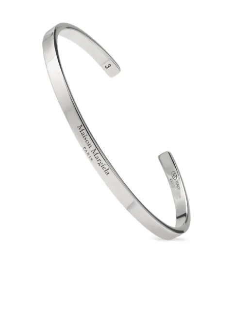 Maison Margiela logo reference cuff bracelet