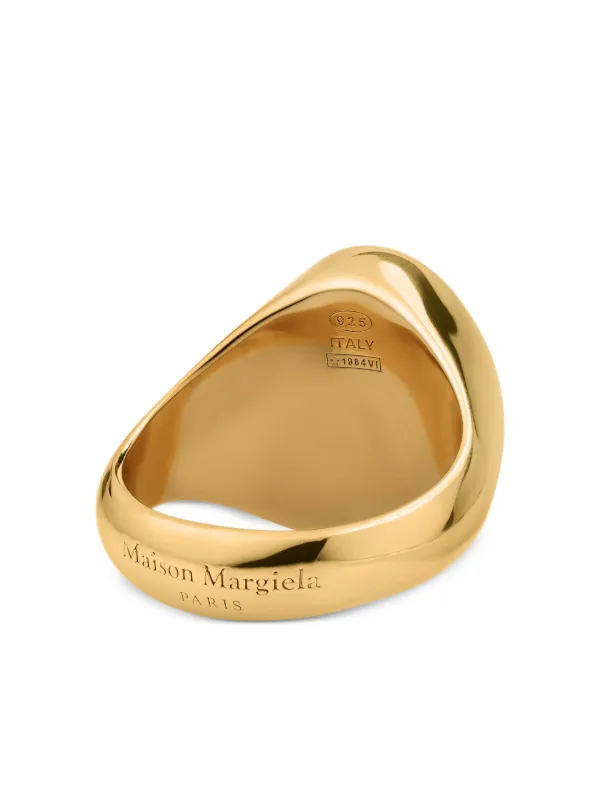 Maison Margiela オーバル リング | ゴールドトーン | FARFETCH JP