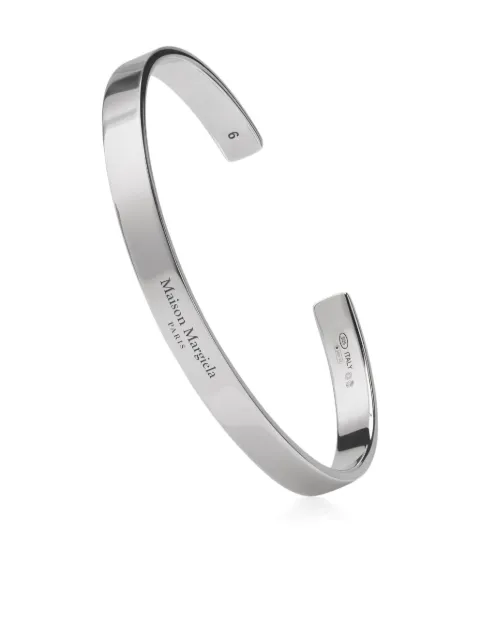 Maison Margiela logo reference cuff bracelet