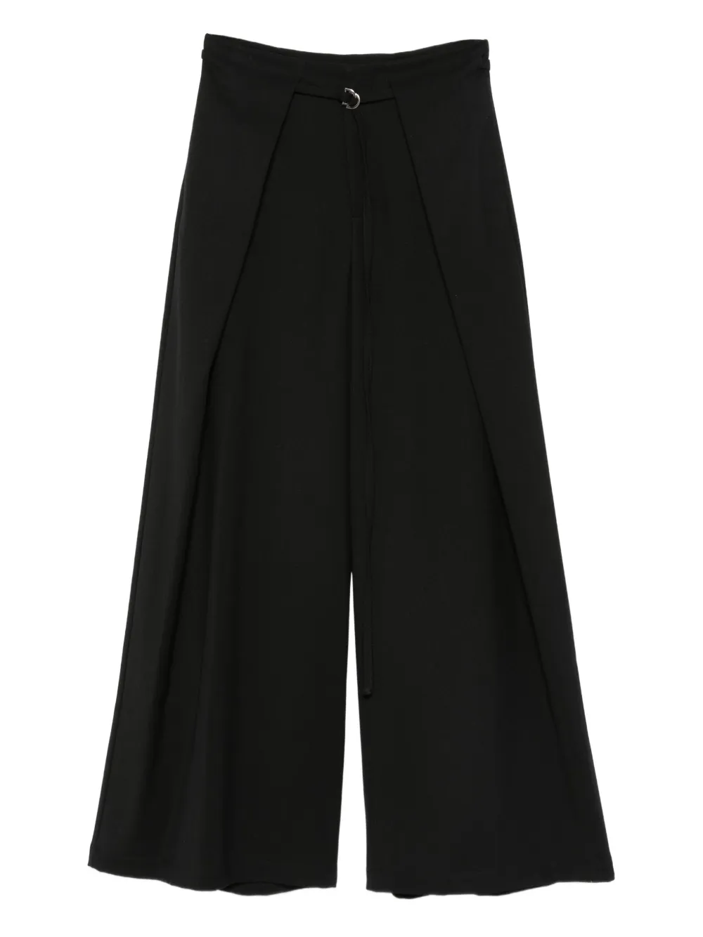 Eleh pleat-detail wide-leg trousers | Black | Image 1