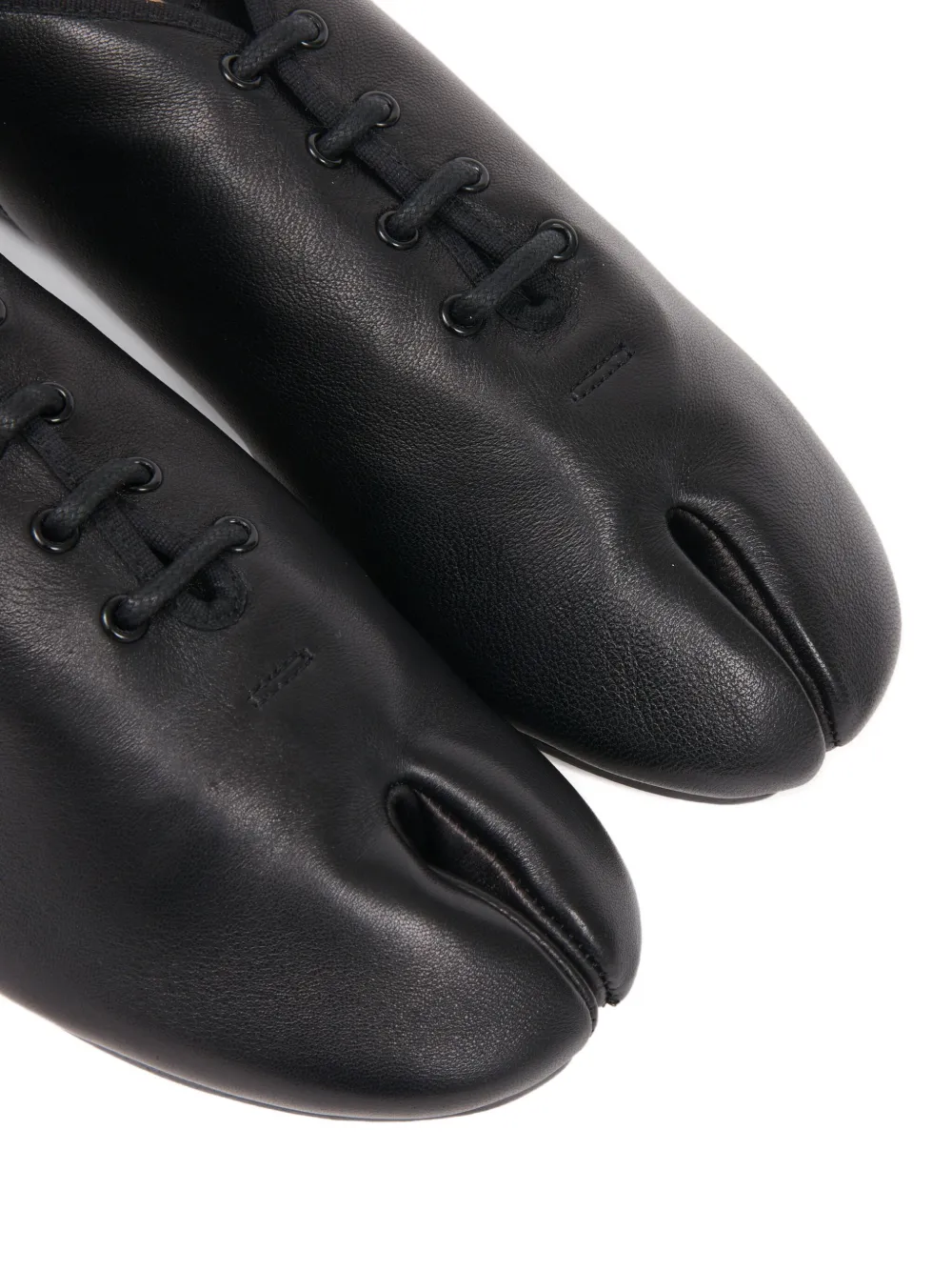 Maison Margiela Leren derby schoenen Zwart