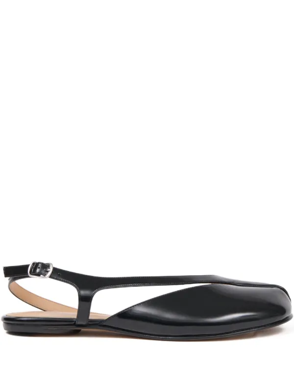 Maison Margiela Tabi スリングバック パンプス | ブラック | FARFETCH JP