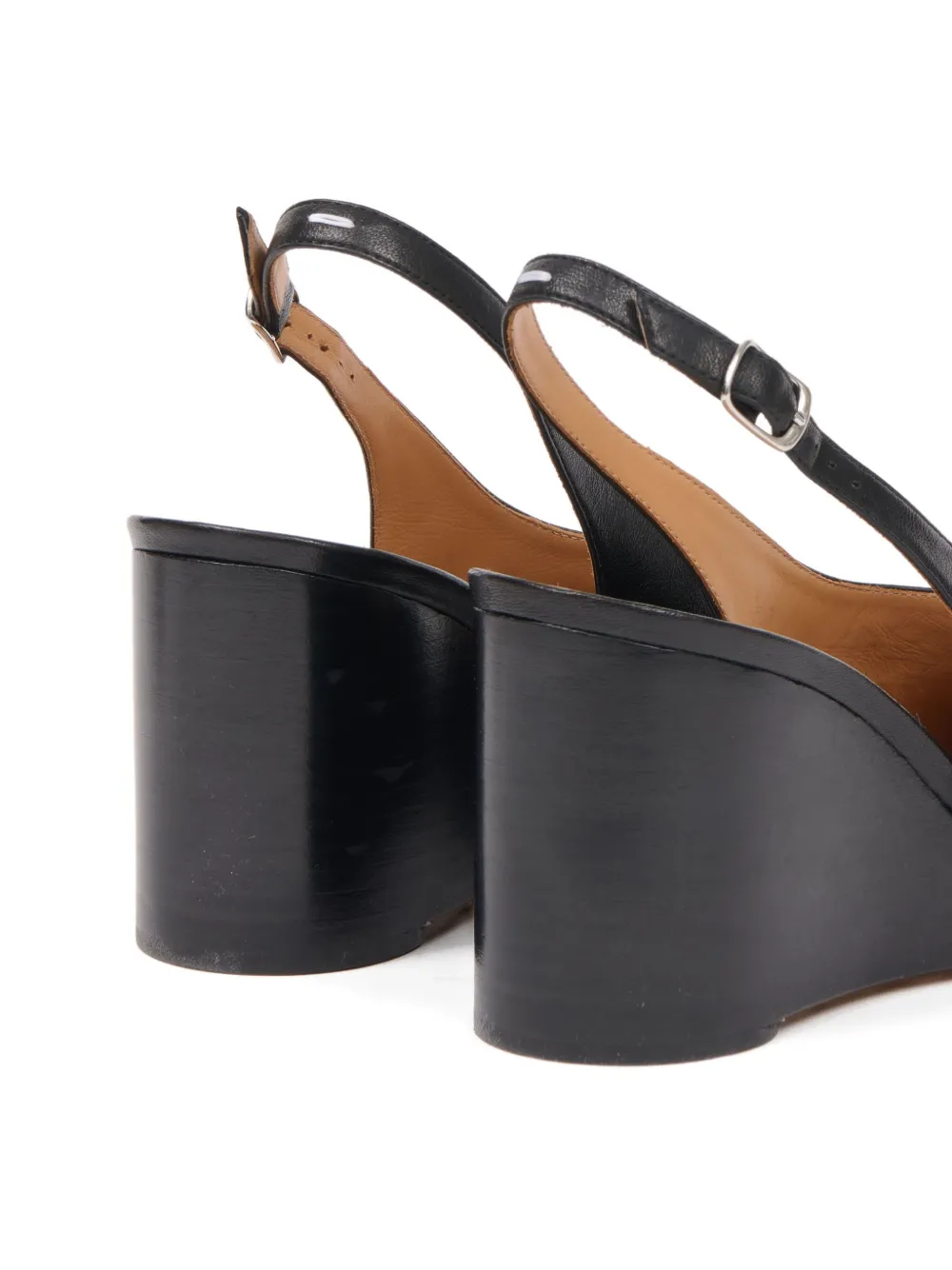 Maison Margiela Leren pumps Zwart