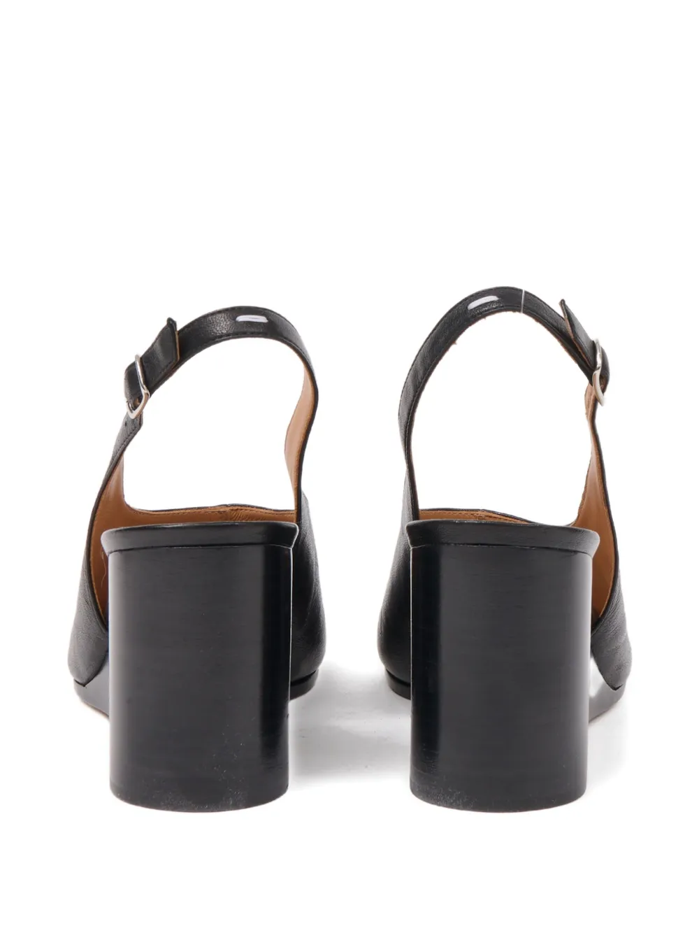 Maison Margiela Leren pumps Zwart