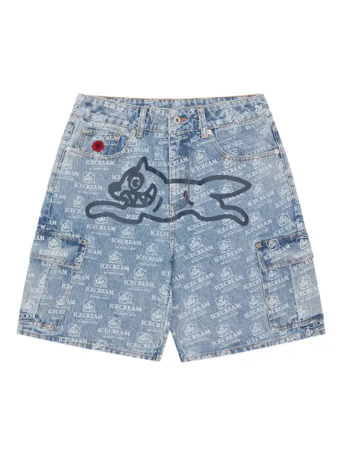 ICECREAM logo-print cargo shorts