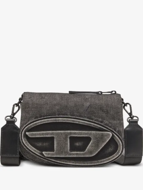 Diesel 1DR-camera bag in washed denim