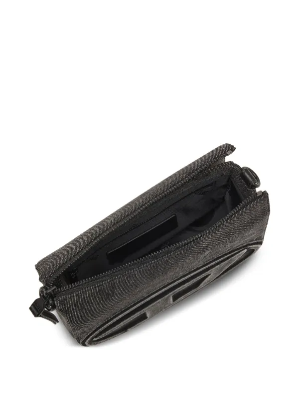 Diesel 1DR-camera Bag In Washed Denim | Black | FARFETCH