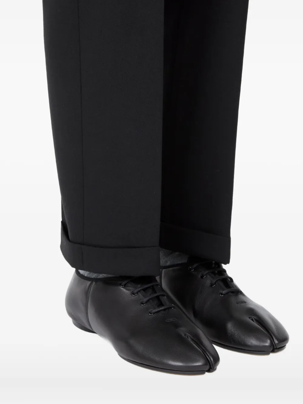 Maison Margiela Derby schoenen met gespleten neus Zwart