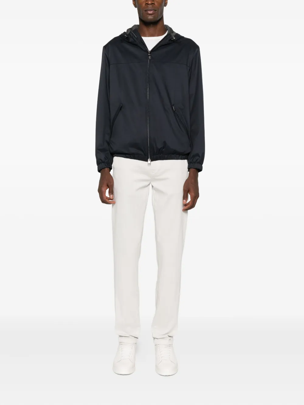 Canali hooded zip-up jacket | Hooded Jackets | Image 2