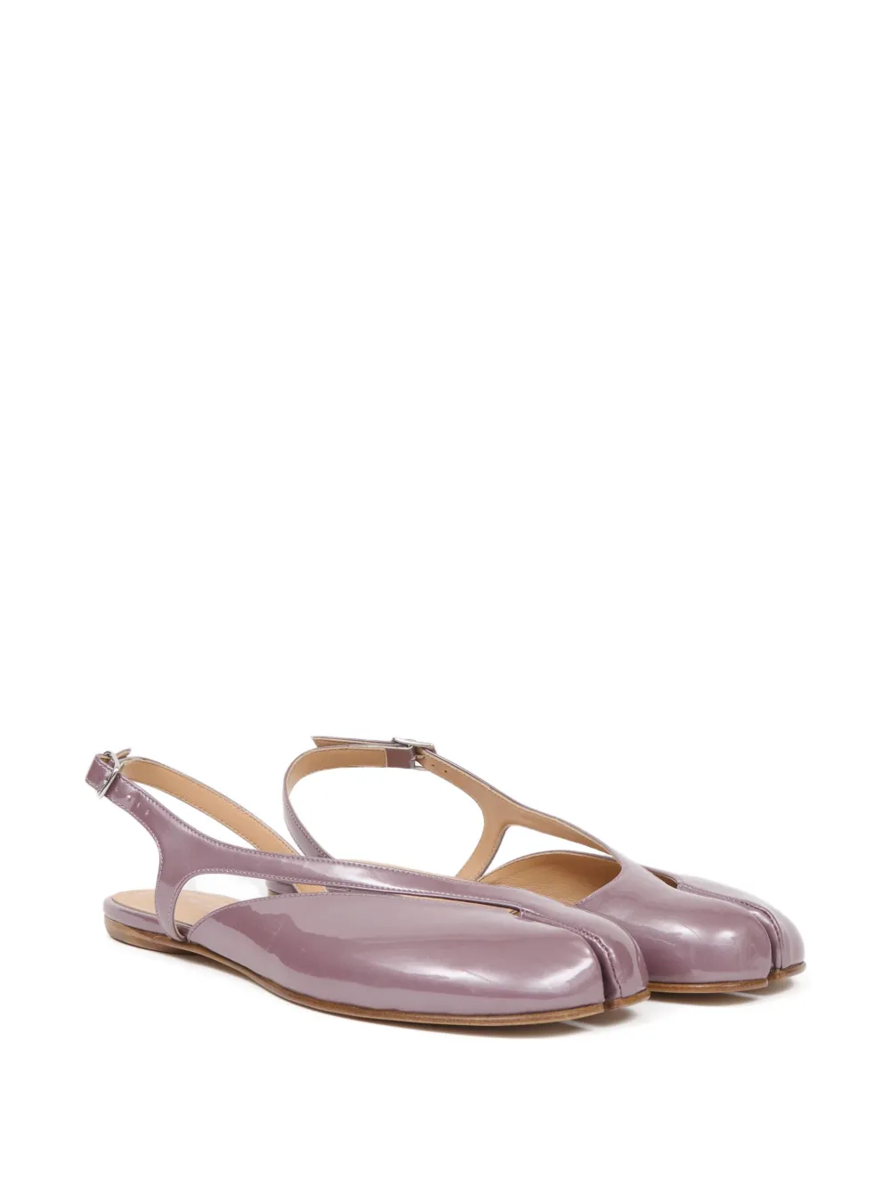 Maison Margiela Tabi slingback flatje Roze
