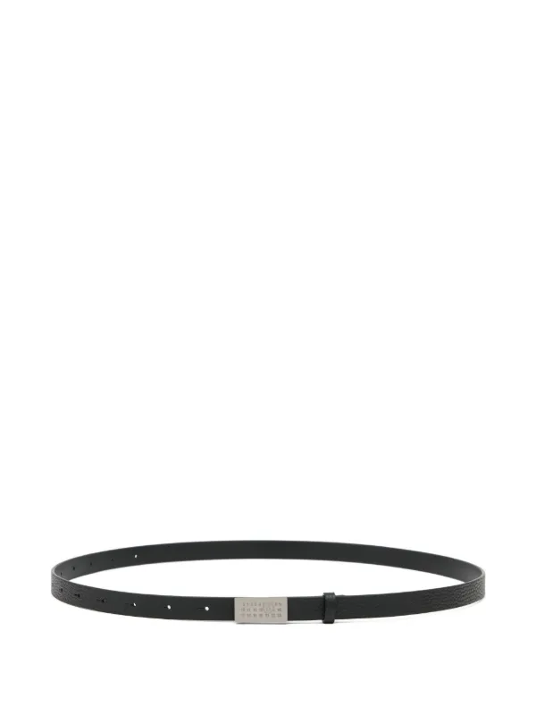 MM6 Maison Margiela ナンバープレート ベルト | ブラック | FARFETCH JP