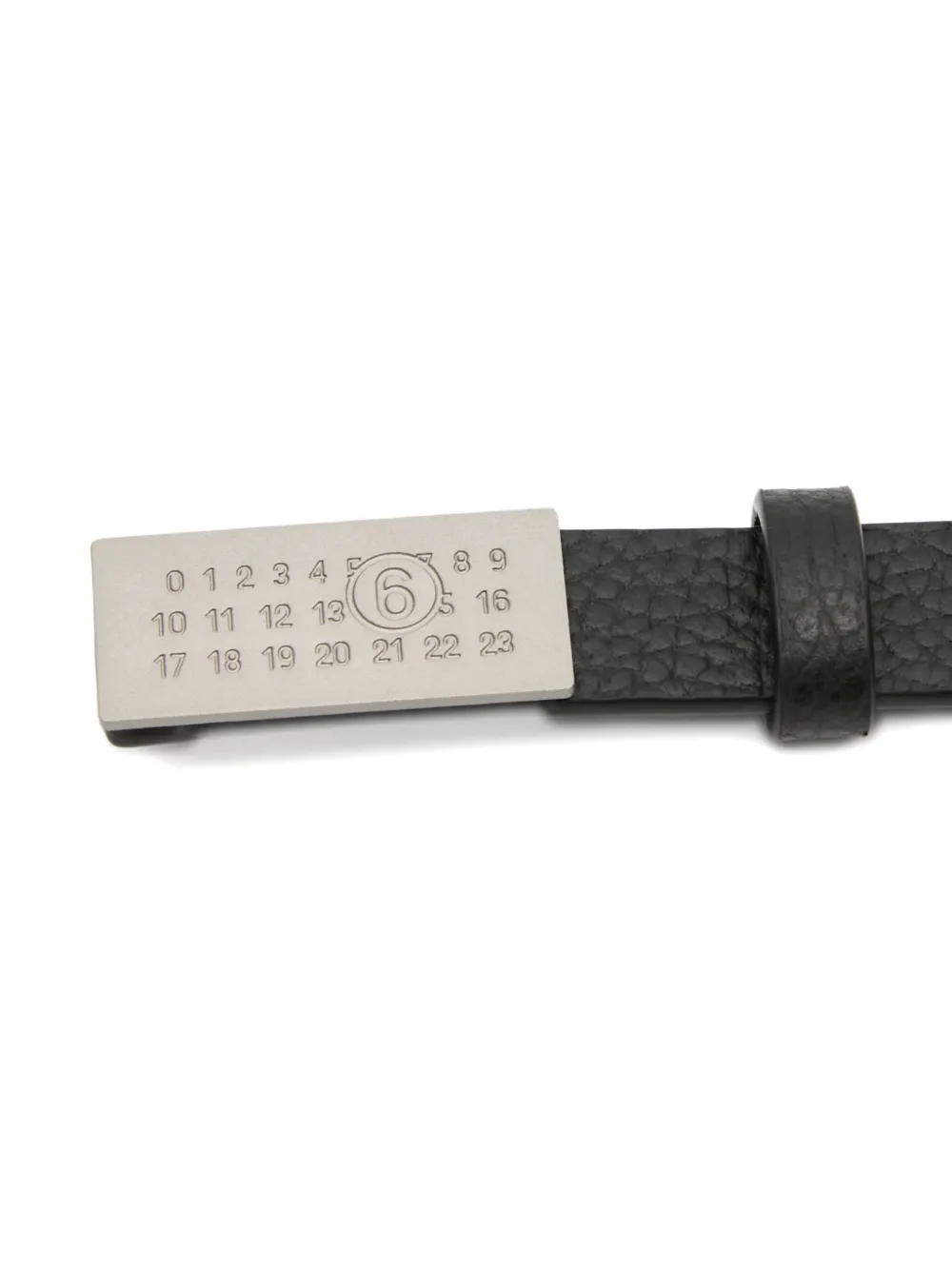 Mm6 Maison Margiela Belts In Black