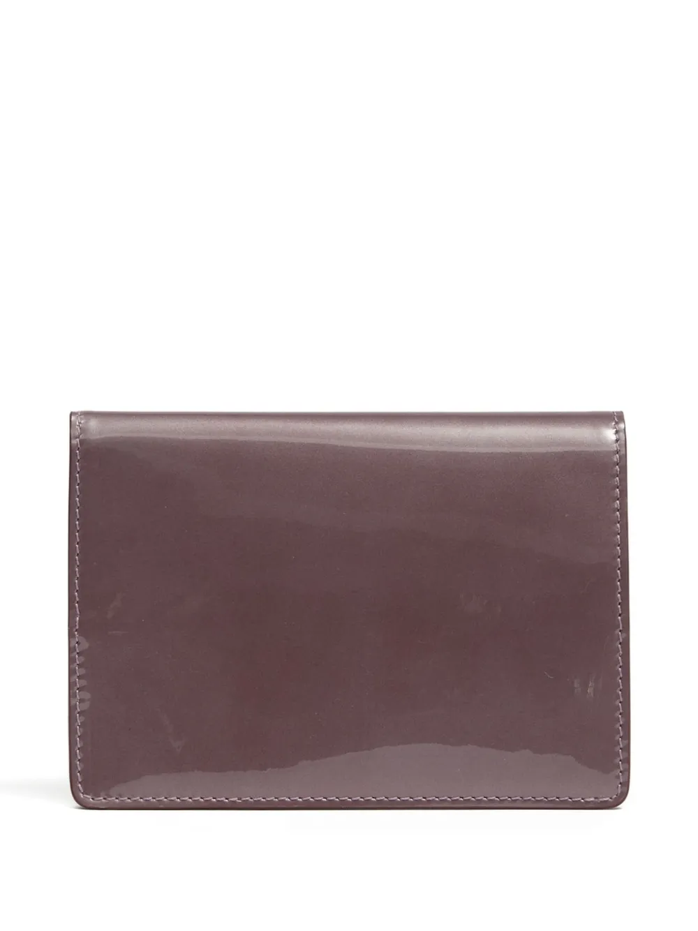 Maison Margiela Four-stitch Detail Passport Cover In Brown