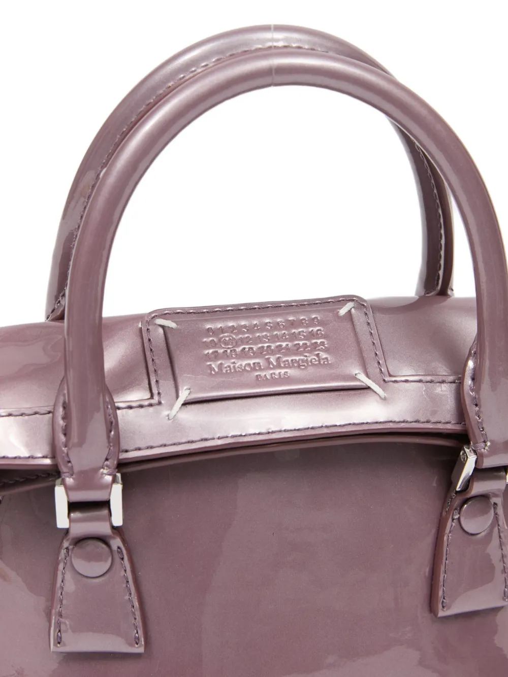 Maison Margiela 5AC kleine shopper Paars