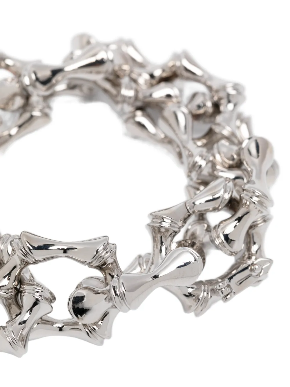 Eddie Borgo Bamboo Link Bracelet In Metallic